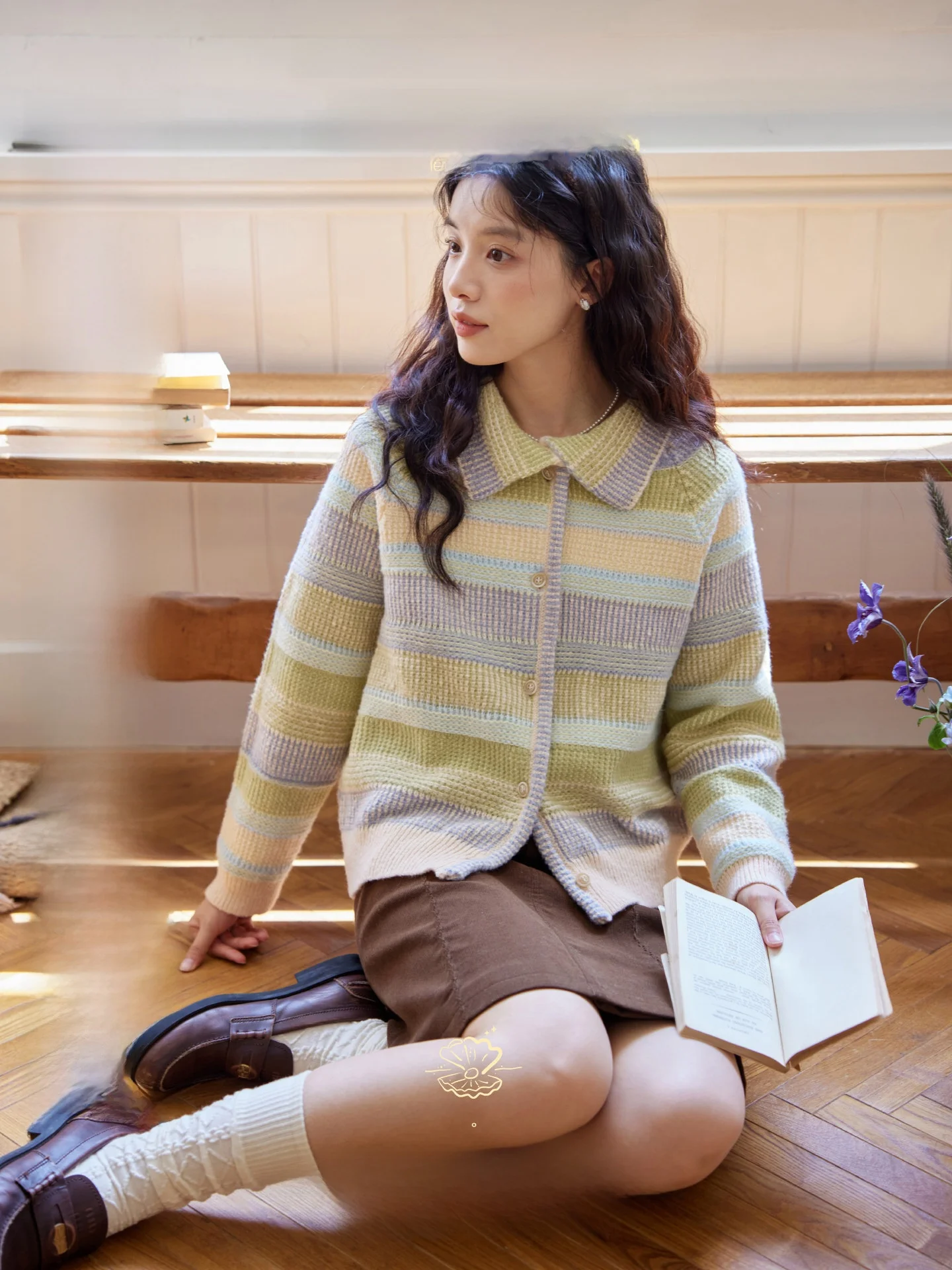 Sweet Knitted Sweater Women's Color Blo Striped Cardigan Novet Vintage Sle Long Sve Collar Regular Fit Autumn ...
Sweet Knitted Sweater Women's Color Blo Striped Cardigan Novet Vintage Sle Long Sve Collar Regular Fit Autumn ...