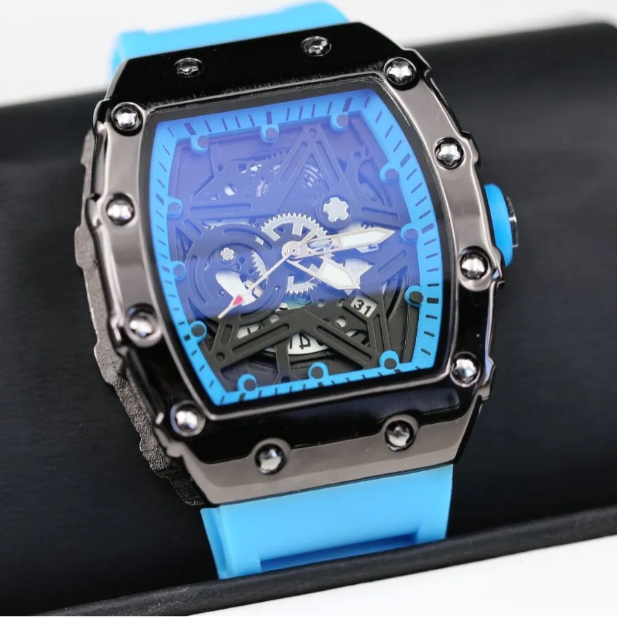Classic Tonneau Quartz Watch Original Watches Mens Fashion Top Casual Skull Dial Rubber Strap Sport AAA Male Clock Relogio
Classic Tonneau Quartz Watch Original Watches Mens Fashion Top Casual Skull Dial Rubber Strap Sport AAA Male Clock Relogio
