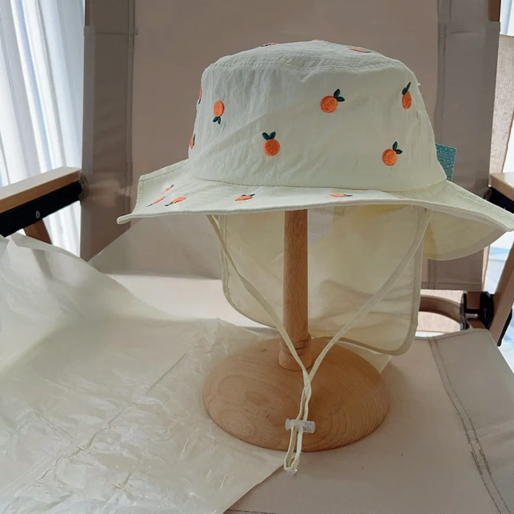 Cartoon Embroidery Children Panama Cap Neck Protection Quick-dry Baby Sun Hat Wide Brim Sunscreen Summer Fisherman Hat Boys
Cartoon Embroidery Children Panama Cap Neck Protection Quick-dry Baby Sun Hat Wide Brim Sunscreen Summer Fisherman Hat Boys