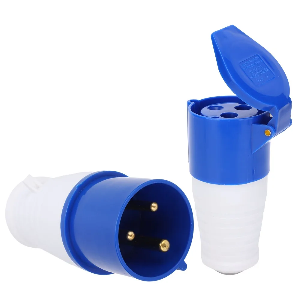 2 шт. 3-контактный однофазный промышленный разъем 32A 220-250 В латунный стержень промышленная мощность водонепроницаемый IP44 набор вилок питания док-станции
2 шт. 3-контактный однофазный промышленный разъем 32A 220-250 В латунный стержень промышленная мощность водонепроницаемый IP44 набор вилок питания док-станции