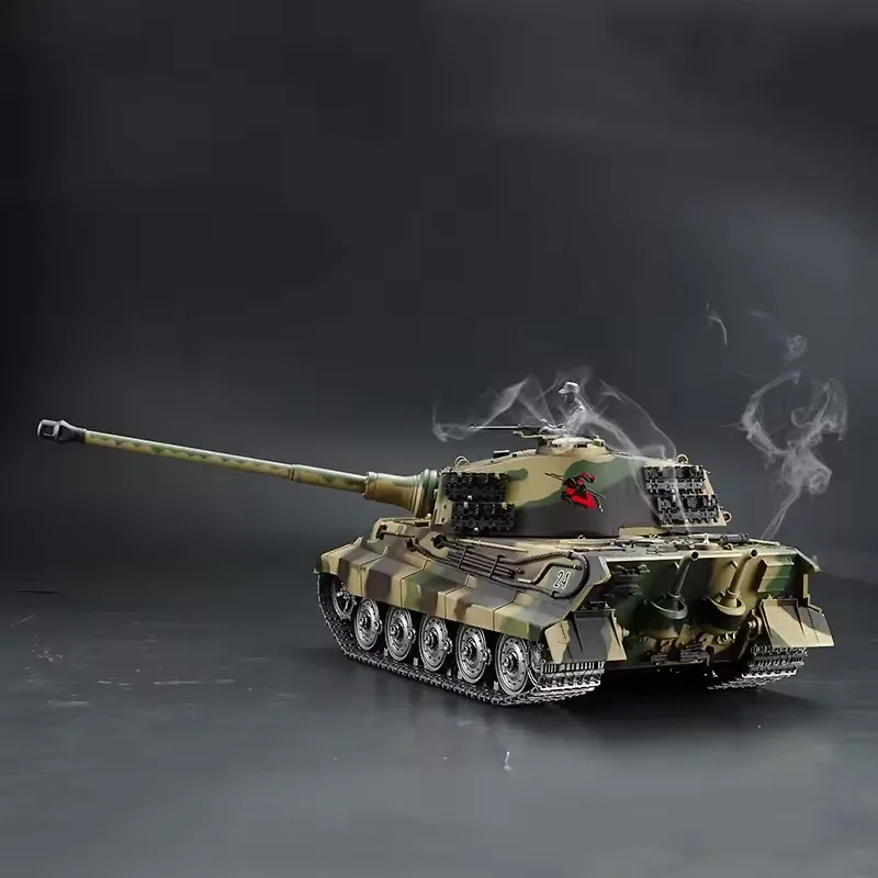 2.4G Henglong 1/16 7.0 Upgraded German King Tiger RTR RC Tank 3888A Metal Tracks
2.4G Henglong 1/16 7.0 Upgraded German King Tiger RTR RC Tank 3888A Metal Tracks