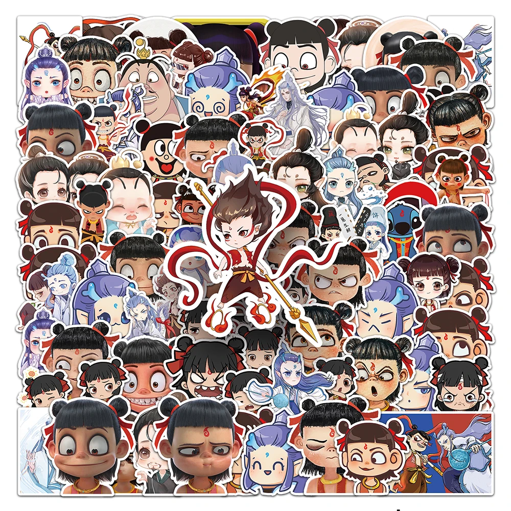 88Pcs Anime film Nezha Series Stickers Suitcase Phone Case Water Bottle Waterproof Decoration Diy Sticker Packs
88Pcs Anime film Nezha Series Stickers Suitcase Phone Case Water Bottle Waterproof Decoration Diy Sticker Packs
