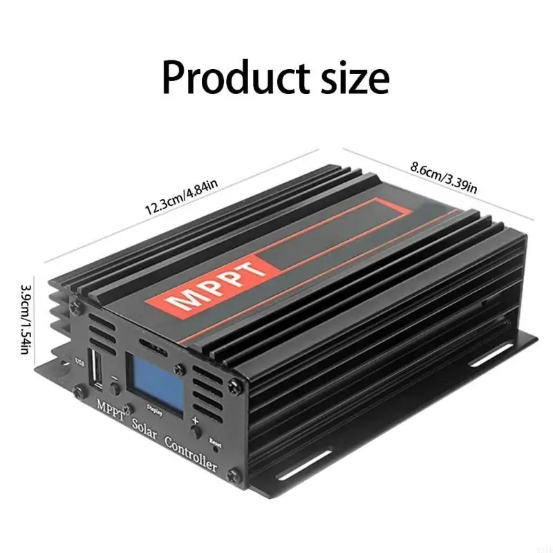 581E Intelligent MPPT Solar Controllers 22A Support 24V 72V Battery Systems with Double USB Port Daily Casual Use
581E Intelligent MPPT Solar Controllers 22A Support 24V 72V Battery Systems with Double USB Port Daily Casual Use
