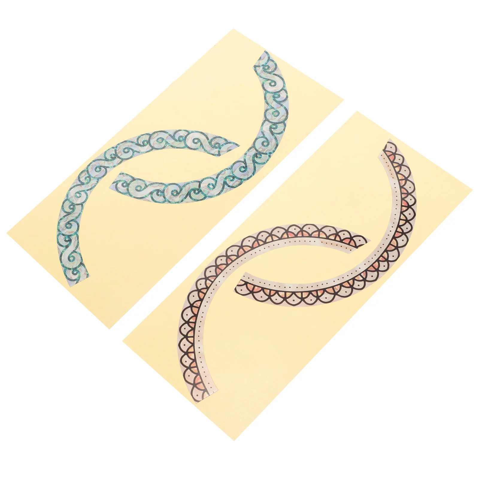 2pcs Guitar Stickers Acoustic Guitar Decorative Stickers Sound Hole Stickers Guitar Decorations guitar decals
2pcs Guitar Stickers Acoustic Guitar Decorative Stickers Sound Hole Stickers Guitar Decorations guitar decals
