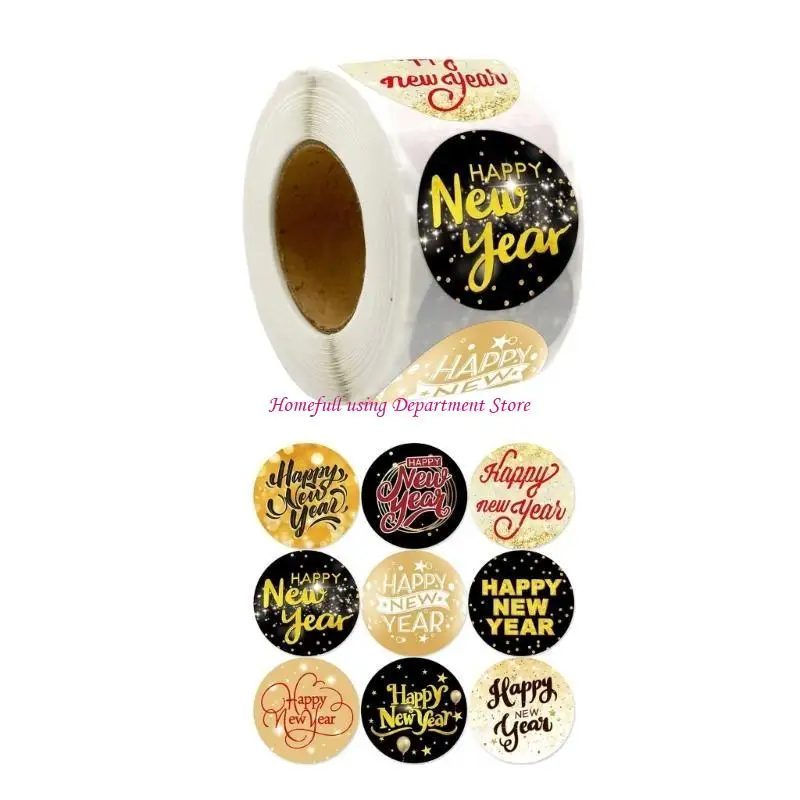 500Pcs Happy New Year Sticker Wrapping Labels Sealing Sticker for Present Box Christmas Cards Christmas Candy Bag
500Pcs Happy New Year Sticker Wrapping Labels Sealing Sticker for Present Box Christmas Cards Christmas Candy Bag