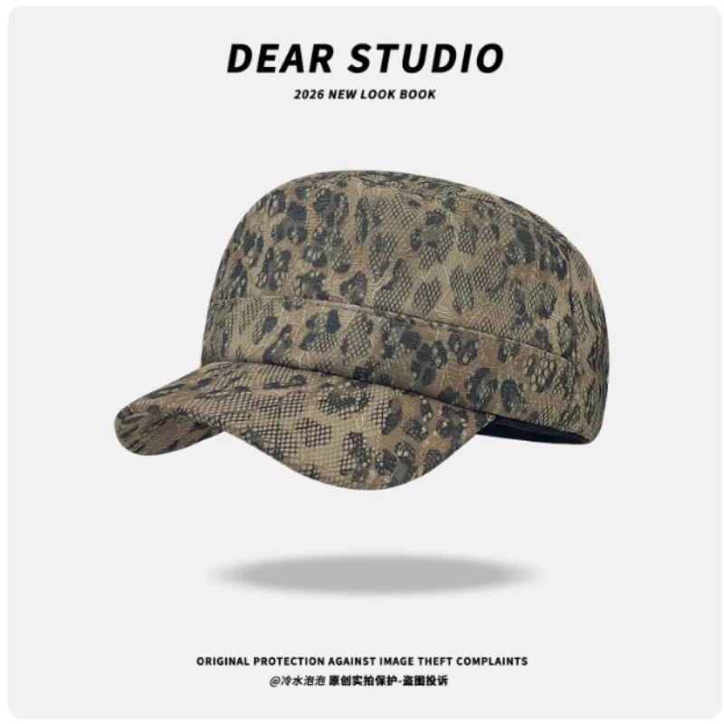 Японская нишевая кепка-берет с леопардовым принтом для мужчин и женщин, весенне-летняя, в стиле Y2K, модная, солнцезащитная
Японская нишевая кепка-берет с леопардовым принтом для мужчин и женщин, весенне-летняя, в стиле Y2K, модная, солнцезащитная