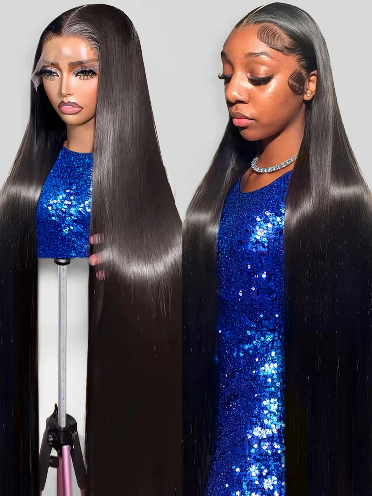 300 Density 13x6 HD Bone Straight Lace Front Wigs Human Hair Brazilian 40 46Inch 13x4 360 Lace Frontal Human Hair Wigs For Women
300 Density 13x6 HD Bone Straight Lace Front Wigs Human Hair Brazilian 40 46Inch 13x4 360 Lace Frontal Human Hair Wigs For Women