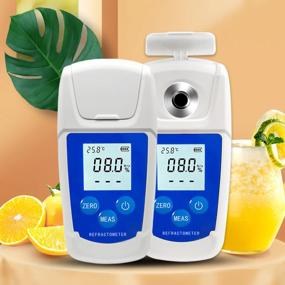 Hot Pressed Juice 0-55% Digital Brightness Refractometer Sugar Content Refractometer Digital Brightness Refractometer Tools
Hot Pressed Juice 0-55% Digital Brightness Refractometer Sugar Content Refractometer Digital Brightness Refractometer Tools