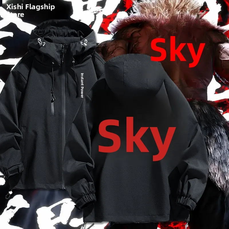 Футболка Street Fighter Ghost Jaet ex, повседневное ветрозащитное пальто из полиэфирного волокна с капюшоном и застежкой-молнией для подростков и взрослых
Футболка Street Fighter Ghost Jaet ex, повседневное ветрозащитное пальто из полиэфирного волокна с капюшоном и застежкой-молнией для подростков и взрослых