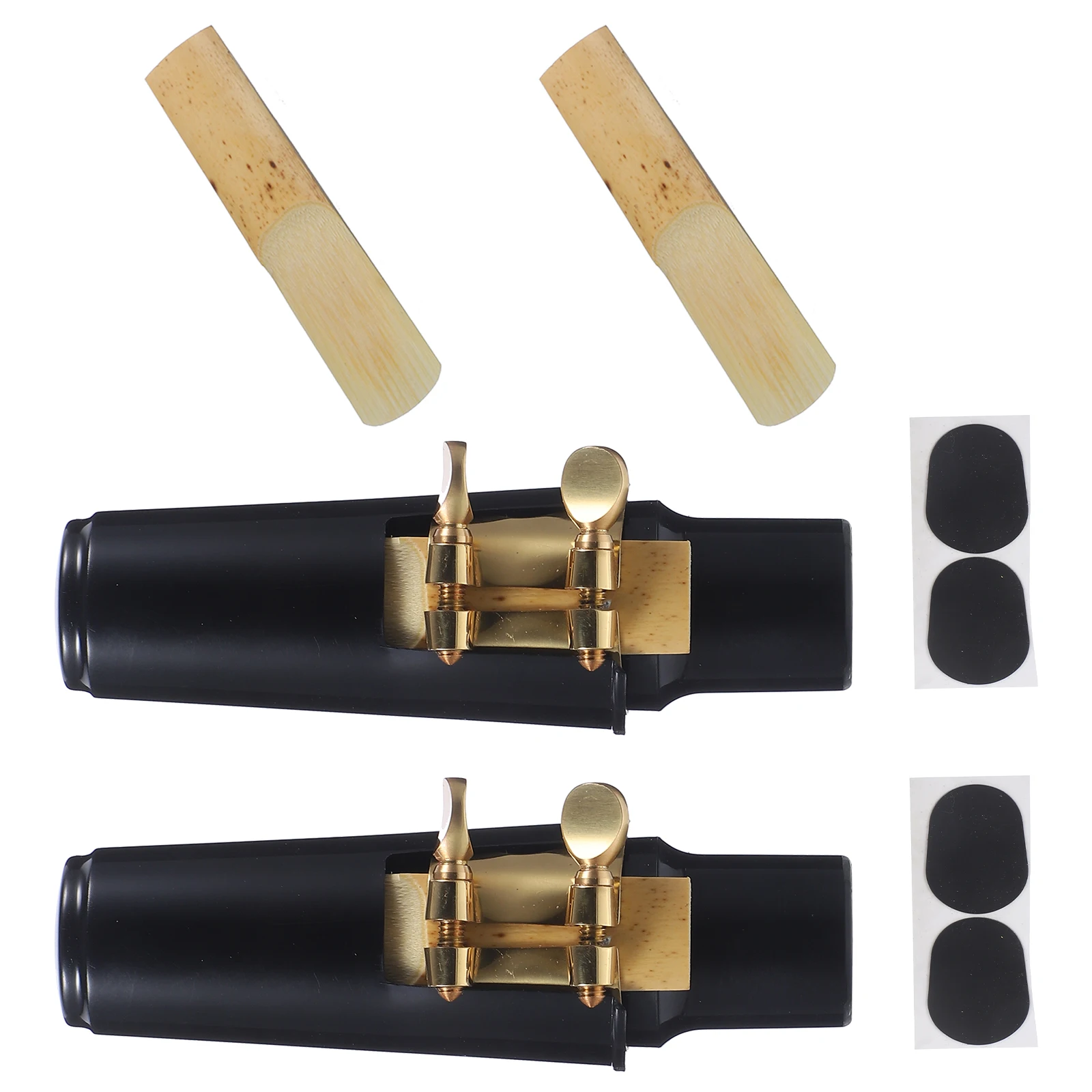 2 Sets Alto Saxophone Mouthpiece Cap Pad Reeds Woodwind Instrument Parts Accessories Replacement Sax Mouthpiece Professional
2 Sets Alto Saxophone Mouthpiece Cap Pad Reeds Woodwind Instrument Parts Accessories Replacement Sax Mouthpiece Professional