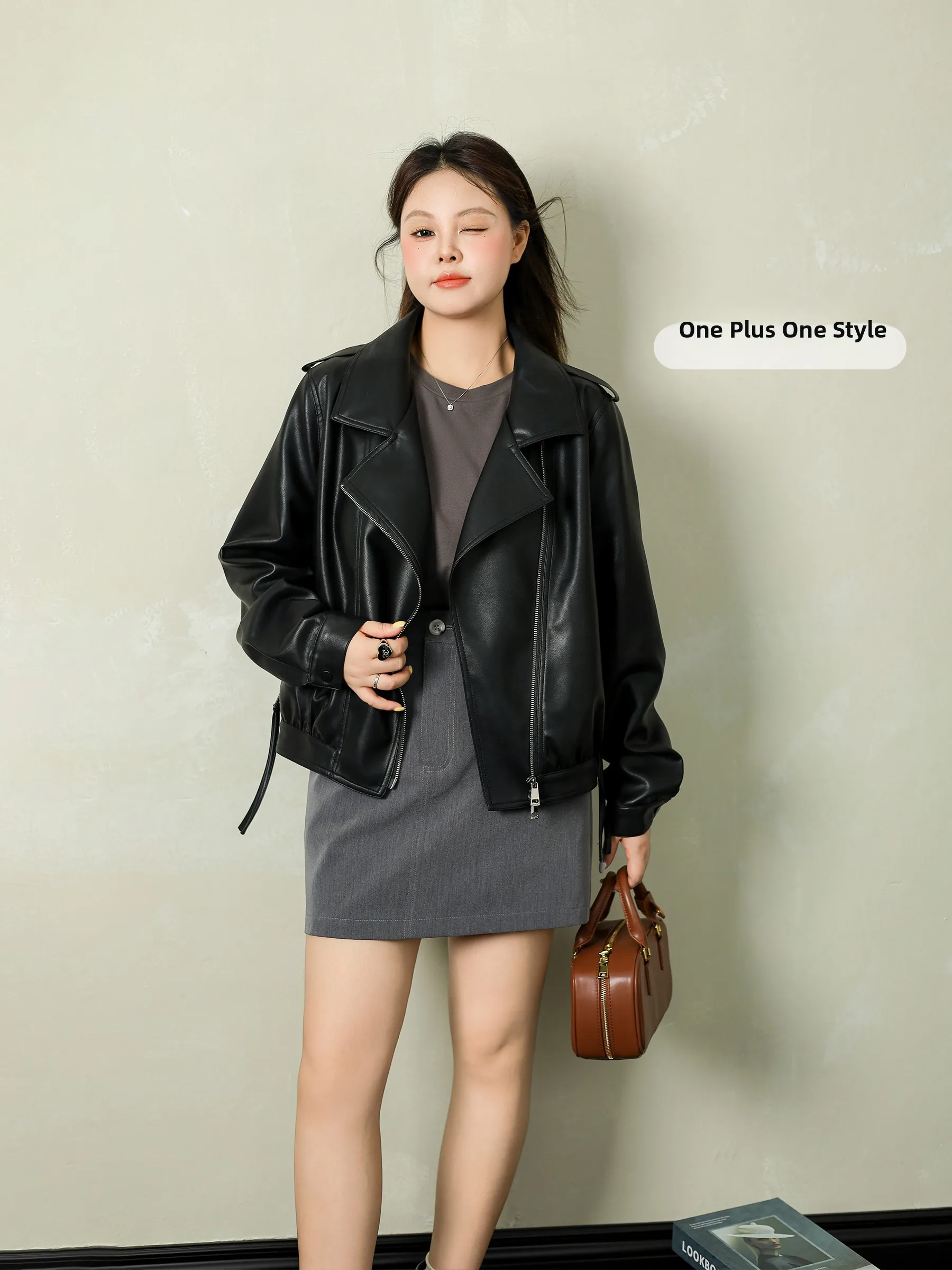 Faionable Retro Large Size Leather Jaet DM00 Ape Pear Ape Женское осеннее пальто-комбинация с воротником-стойкой
Faionable Retro Large Size Leather Jaet DM00 Ape Pear Ape Женское осеннее пальто-комбинация с воротником-стойкой