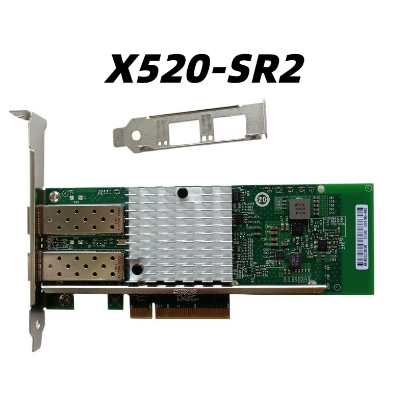 X520-SR2 10G Ethernet-карта с двумя портами SFP+, 82599es, чип E10G42BFSR
X520-SR2 10G Ethernet-карта с двумя портами SFP+, 82599es, чип E10G42BFSR