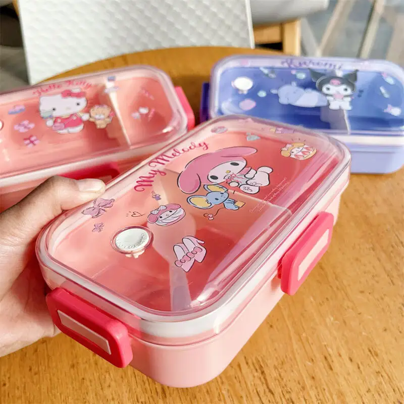 Sanrio Hello Kitty Ланч-бокс Контейнер для хранения еды Милый мультяшный ланч-бокс с уплотнением предотвращения перелива Ланч-бокс для принесите еды Горячая
Sanrio Hello Kitty Ланч-бокс Контейнер для хранения еды Милый мультяшный ланч-бокс с уплотнением предотвращения перелива Ланч-бокс для принесите еды Горячая