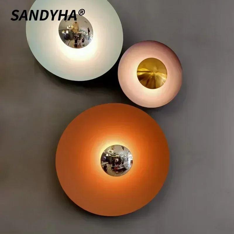 SANDYHA Creative Circular LED Wall Lamp Colorful Night Light for Bedroom Bedside Hallway Staircase Study Background Lighting
SANDYHA Creative Circular LED Wall Lamp Colorful Night Light for Bedroom Bedside Hallway Staircase Study Background Lighting