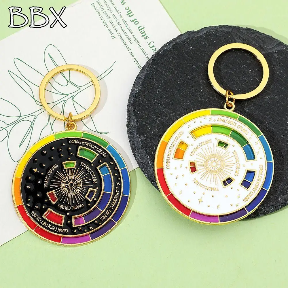 Color Wheel Spinning Color Compass Keychain Palette Metal Spinning Compass Metal Pendant Creative Novelty
Color Wheel Spinning Color Compass Keychain Palette Metal Spinning Compass Metal Pendant Creative Novelty
