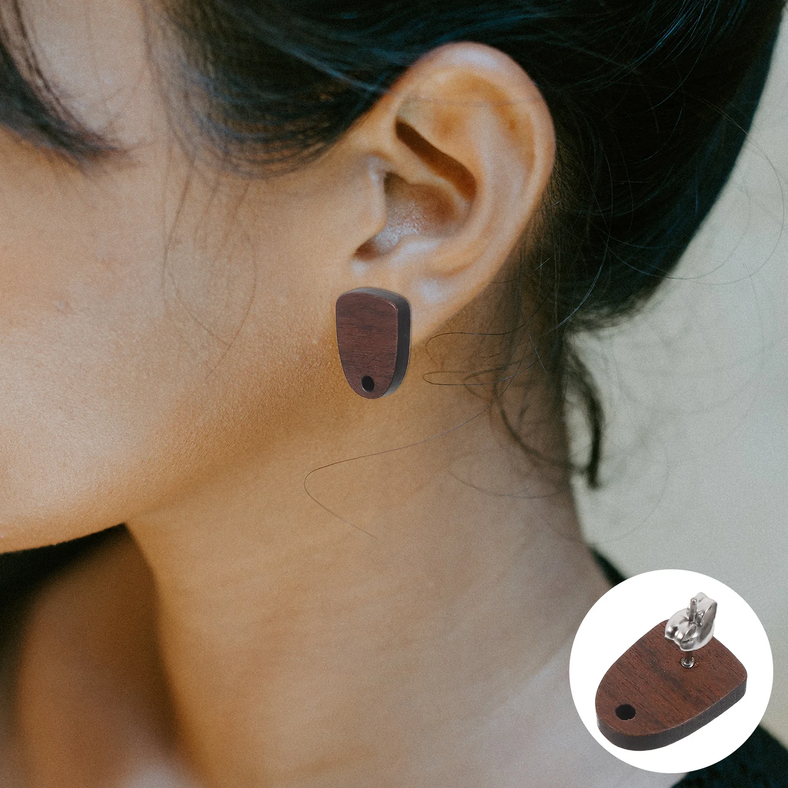 10Sets Wooden Earring Studs Geometric Design Lightweight Comfortable Stainless Steel Pins for Jewelry Making DIY Crafts
10Sets Wooden Earring Studs Geometric Design Lightweight Comfortable Stainless Steel Pins for Jewelry Making DIY Crafts