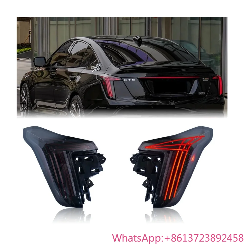 CT5 Taillight 2020-2025 Car LED Tail Light Auto Fog DRL Brake Turn Signal Lamp Plug and Play Automotive Accessories for Cadillac
CT5 Taillight 2020-2025 Car LED Tail Light Auto Fog DRL Brake Turn Signal Lamp Plug and Play Automotive Accessories for Cadillac
