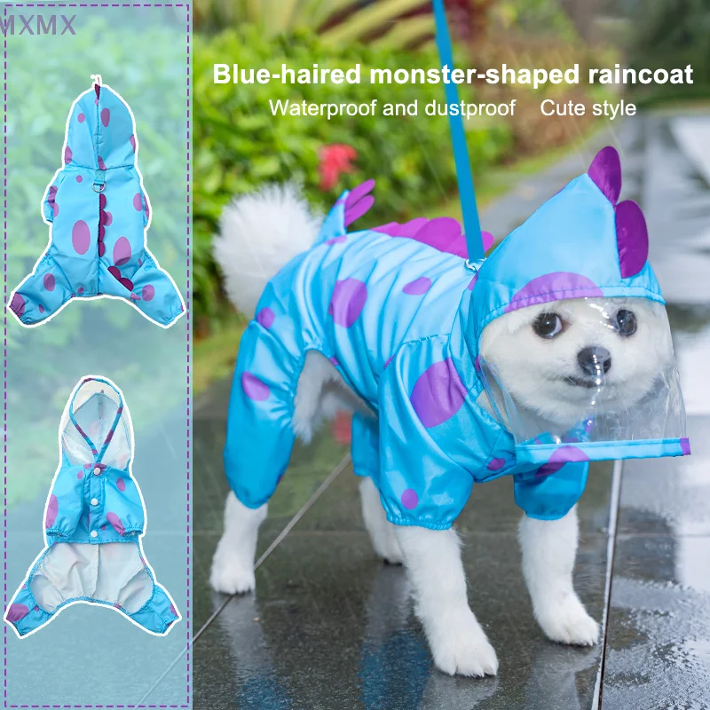 Pet Dog Raincoat Transparent Hooded Jumpsuit Dogs Waterproof Coat Water Resistant Clothes Cute Dog Hooded Cloak Pet Supplies
Pet Dog Raincoat Transparent Hooded Jumpsuit Dogs Waterproof Coat Water Resistant Clothes Cute Dog Hooded Cloak Pet Supplies