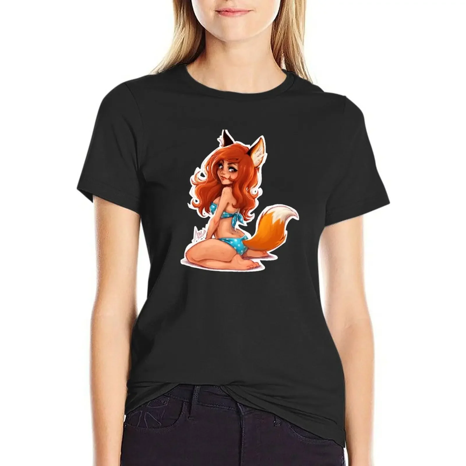 Foxy Freckles T-Shirt animal prinfor sweat korean fashion black t shirts for Women
Foxy Freckles T-Shirt animal prinfor sweat korean fashion black t shirts for Women