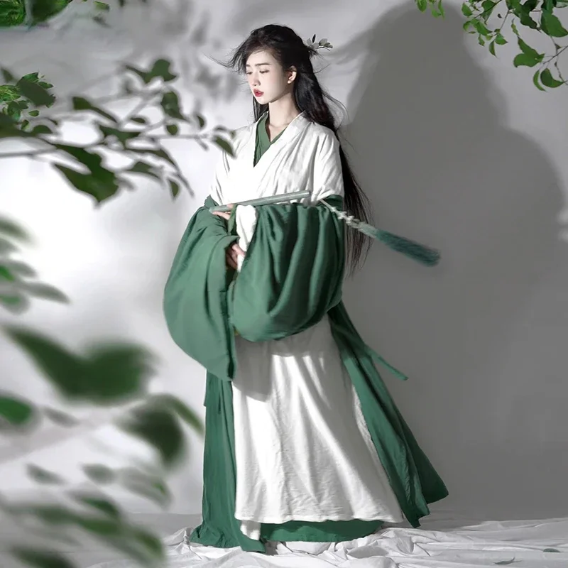 Chinese Style Traditional Daily Hanfu Han Dynasty Tang Suit Ancient Costume Folk Dress Princess Stage Outfits Fairy Costume
Chinese Style Traditional Daily Hanfu Han Dynasty Tang Suit Ancient Costume Folk Dress Princess Stage Outfits Fairy Costume