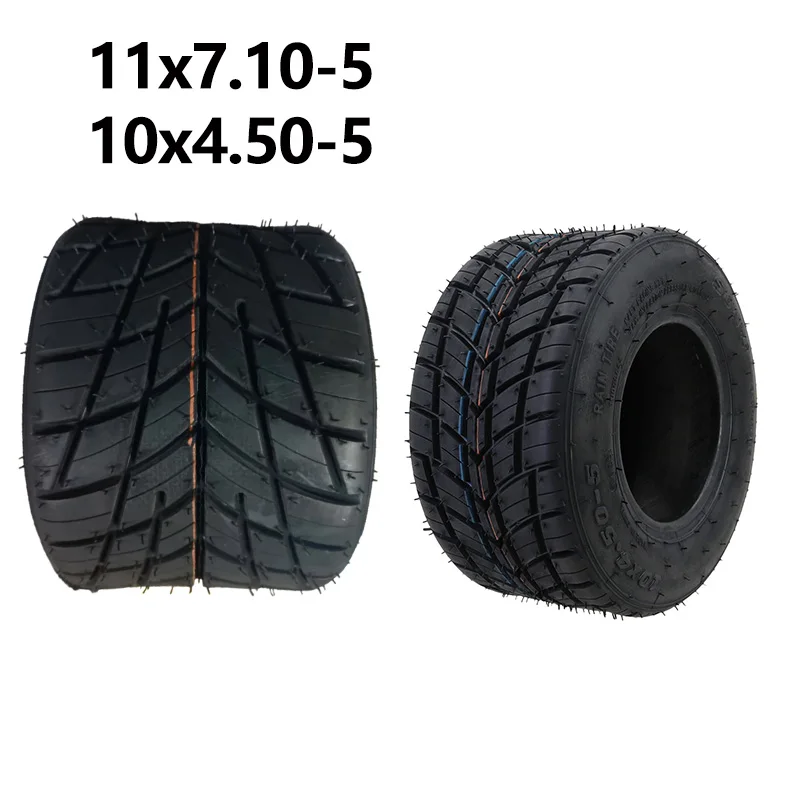 11x7.10-5 10x4.50-5 for ATV UTV four-wheel carts, drifting tricycles, and go kart parts rubber 5-inch tires
11x7.10-5 10x4.50-5 for ATV UTV four-wheel carts, drifting tricycles, and go kart parts rubber 5-inch tires