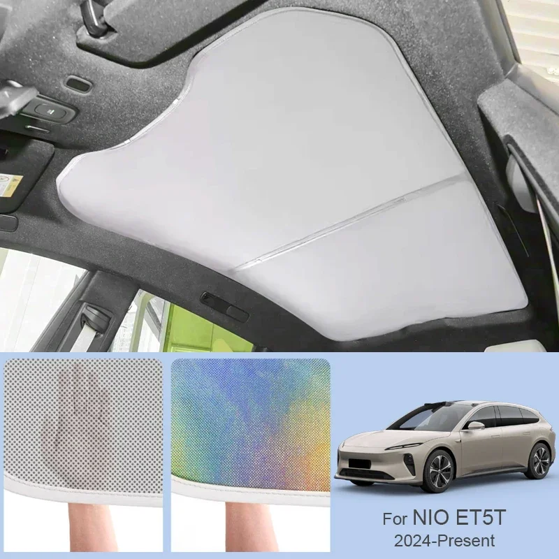Colorful Ice Nano Anti-UV Heat Insulation Skylight Car Sunroof Sunshade Cover Auto Accessories For NIO ET5T 2024-Present
Colorful Ice Nano Anti-UV Heat Insulation Skylight Car Sunroof Sunshade Cover Auto Accessories For NIO ET5T 2024-Present