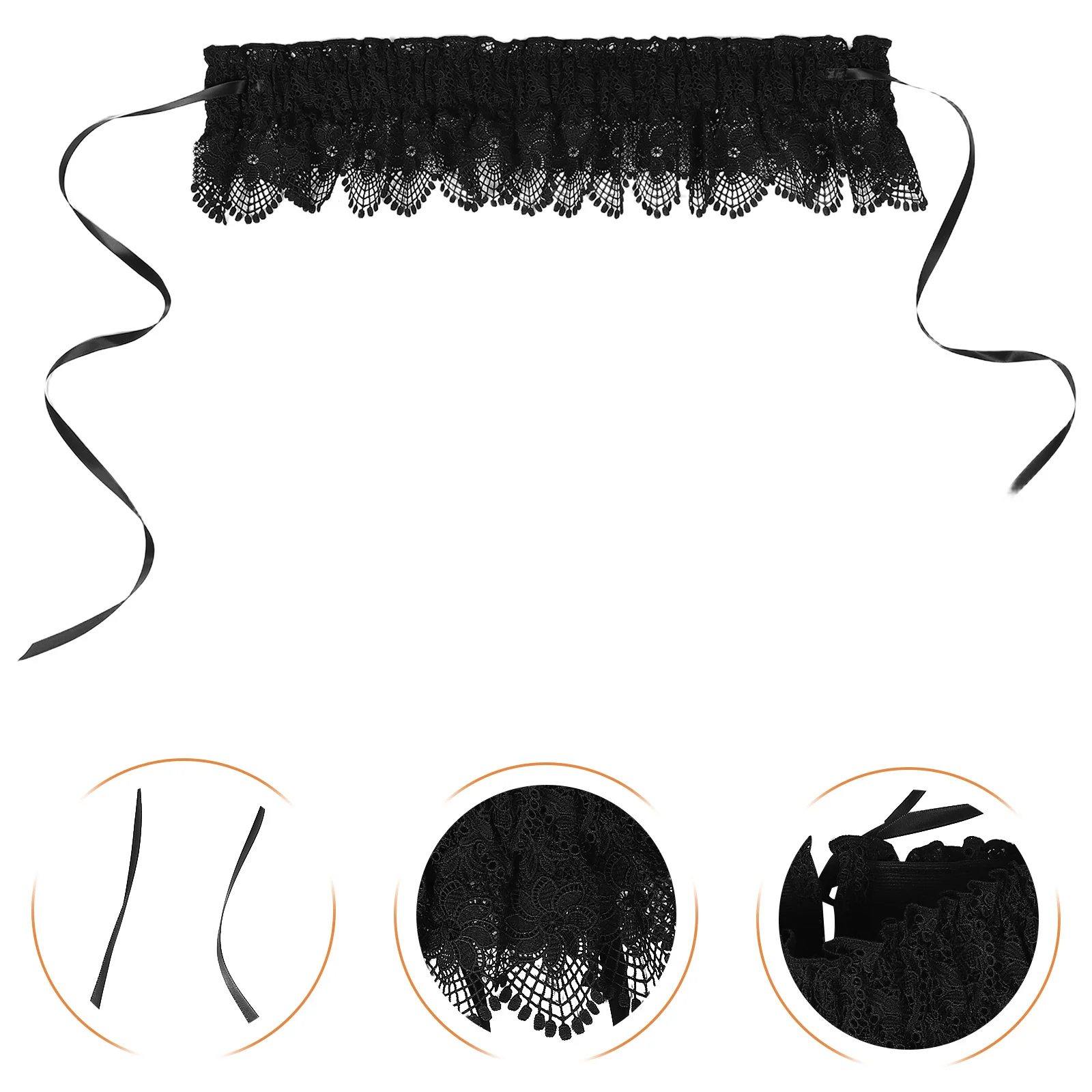 Wide Lace Waist Belt Elastic Stretchy Tie-Up for Women Wedding Dress Skirt Boho Outfit Halloween Costume Vintage
Wide Lace Waist Belt Elastic Stretchy Tie-Up for Women Wedding Dress Skirt Boho Outfit Halloween Costume Vintage