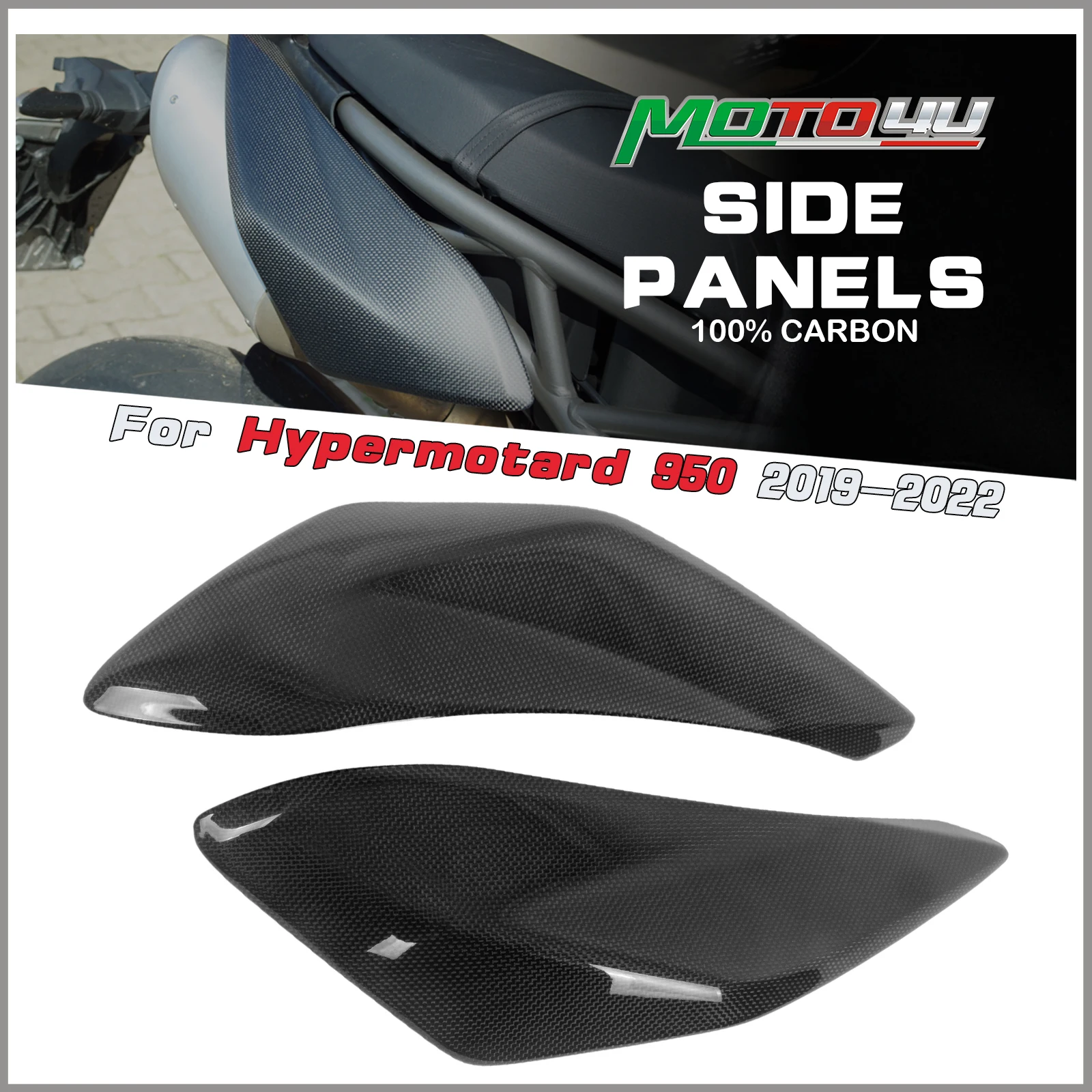 For Ducati Hypermotard 950 2019 2020 2021 2022 100% Carbon Fiber Side Panels Rear Side Cover Tail Panels Motorcycle Fairing Kits
For Ducati Hypermotard 950 2019 2020 2021 2022 100% Carbon Fiber Side Panels Rear Side Cover Tail Panels Motorcycle Fairing Kits
