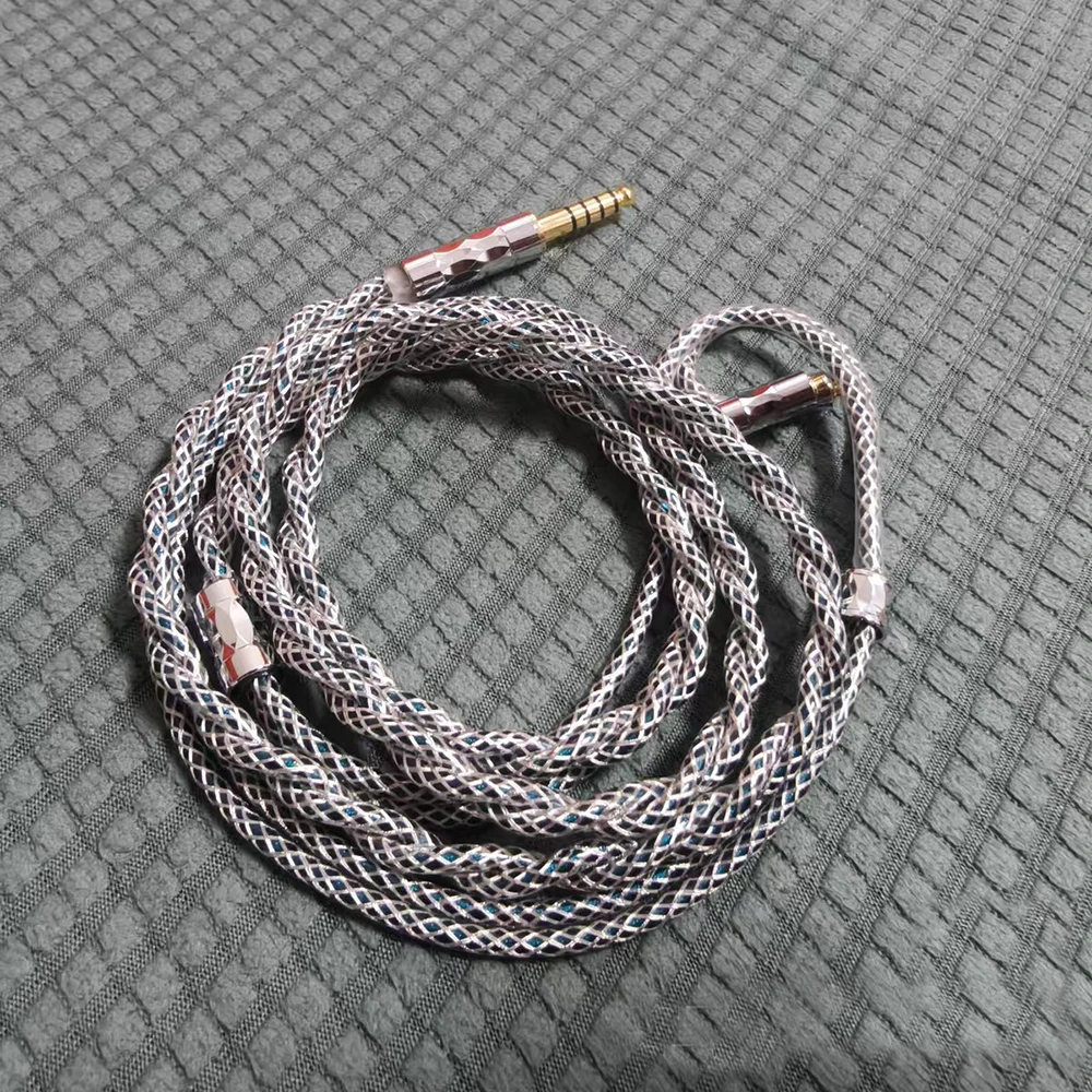 7N Single Crystal Copper Silver Plated Earphone Upgrade Cable 4.4mm 2.5mm Balanced MMCX QDC 0.78mm Connector
7N Single Crystal Copper Silver Plated Earphone Upgrade Cable 4.4mm 2.5mm Balanced MMCX QDC 0.78mm Connector
