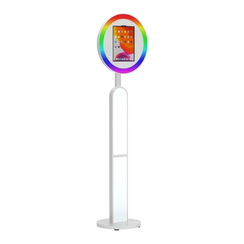 Portable multi-function photo booth, round filled light adjustable indoor camera
Portable multi-function photo booth, round filled light adjustable indoor camera