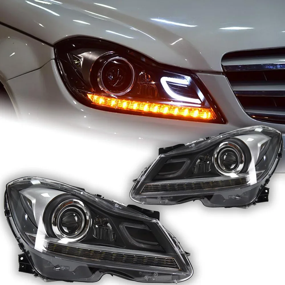 Car Lights for W204 Headlight Projector Lens C-Class Dynamic Signal Head Lamp C180 C200 LED Headlights Drl Automotive Accessory
Car Lights for W204 Headlight Projector Lens C-Class Dynamic Signal Head Lamp C180 C200 LED Headlights Drl Automotive Accessory