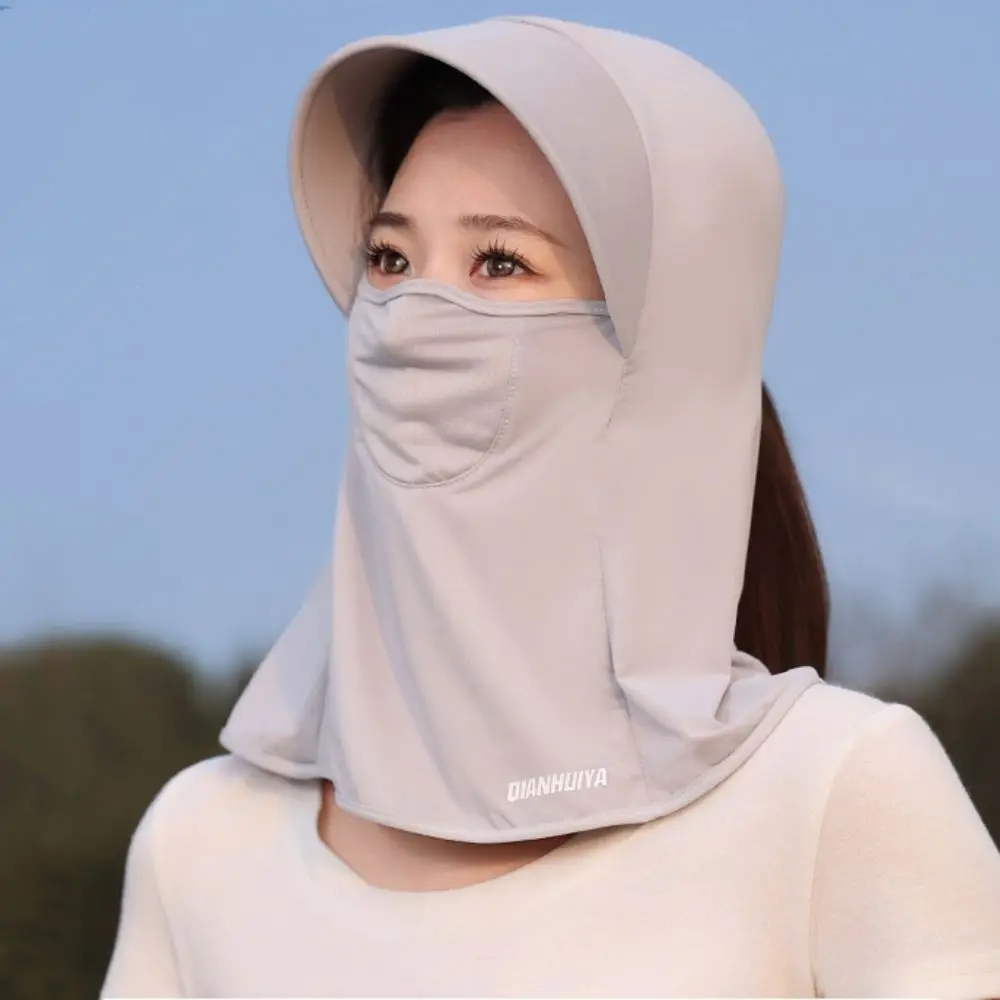 UV Protection Sunscreen Face Cover Solid Color Dustproof Ice Silk Mask Face Protection Visor Hat UV Protection Veil Sports
UV Protection Sunscreen Face Cover Solid Color Dustproof Ice Silk Mask Face Protection Visor Hat UV Protection Veil Sports