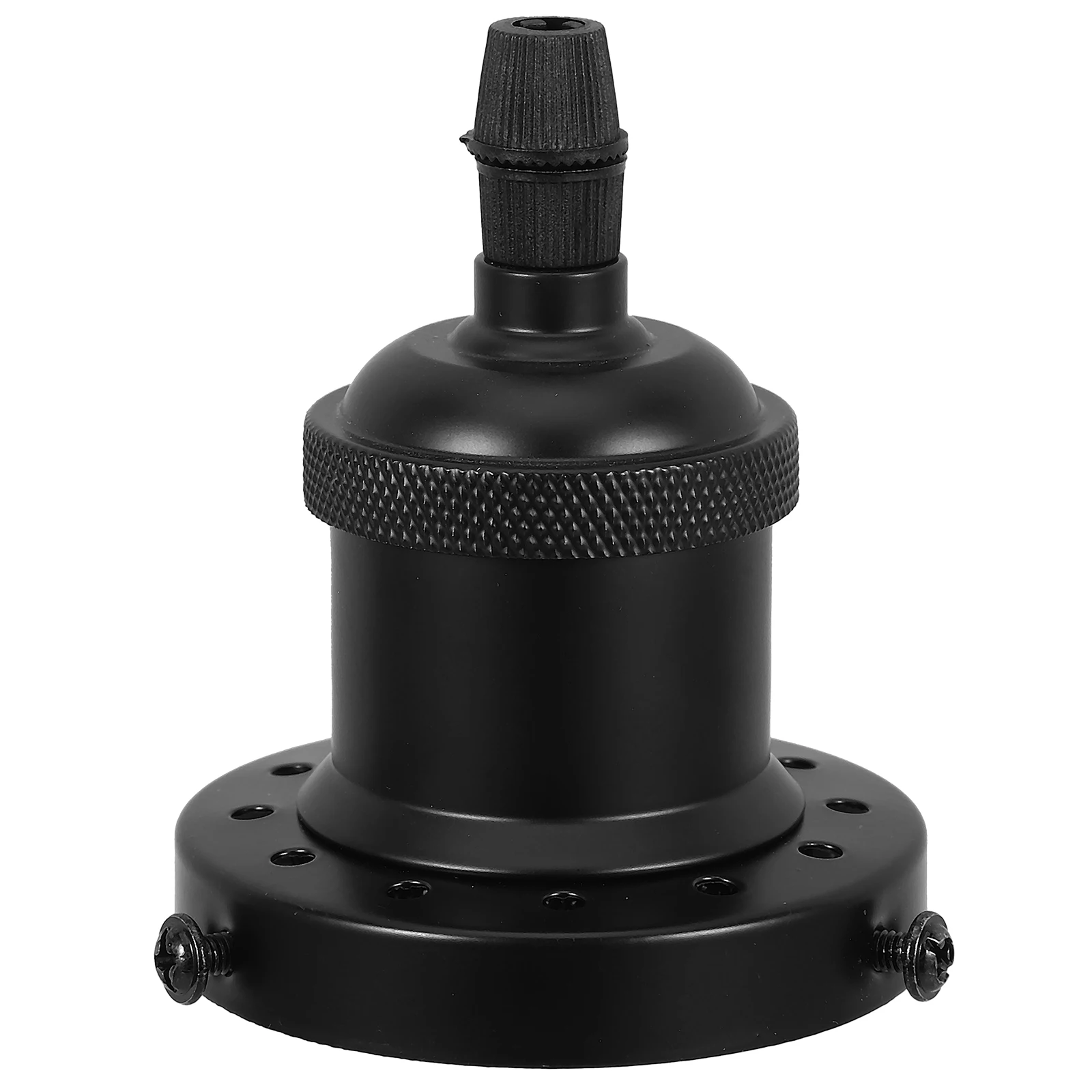 Retro Aluminum Lamp Holder E27 Socket Black Industrial Style Light Accessories Hanging Cord Replacement for Home 
Retro Aluminum Lamp Holder E27 Socket Black Industrial Style Light Accessories Hanging Cord Replacement for Home