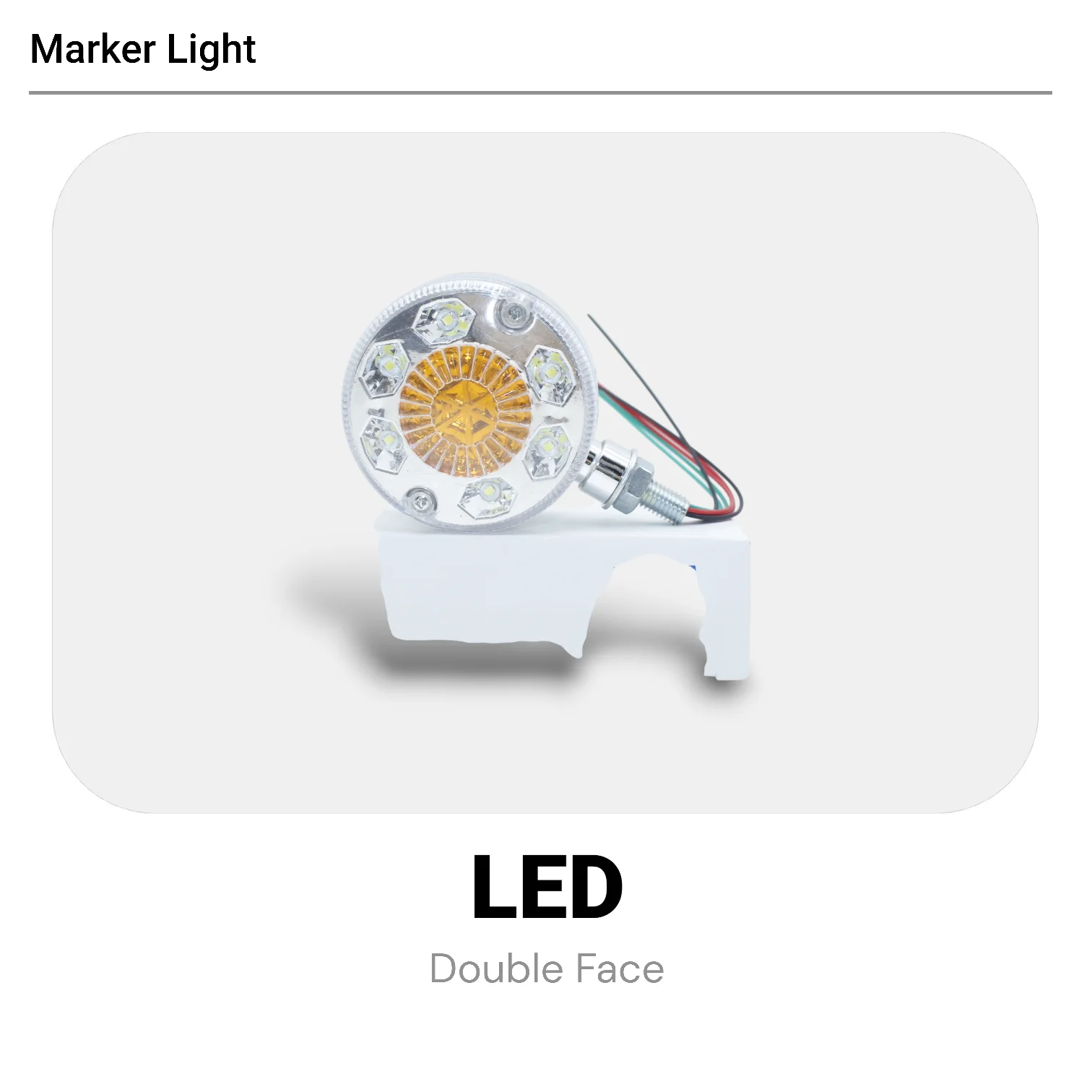 2PCS 80mm Diameter Plastic LED Turn Signal Light, Marker Lamp for Truck Pickup Off-road Vehicle
2PCS 80mm Diameter Plastic LED Turn Signal Light, Marker Lamp for Truck Pickup Off-road Vehicle