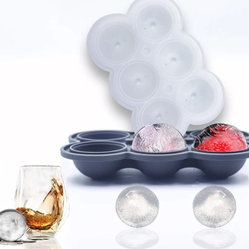 Silicone Ice Tray Ice Ball Maker 6PCS Holder Twistable with Cover for Whiskey Cocktails Beverages Iced Tea Mold
Silicone Ice Tray Ice Ball Maker 6PCS Holder Twistable with Cover for Whiskey Cocktails Beverages Iced Tea Mold