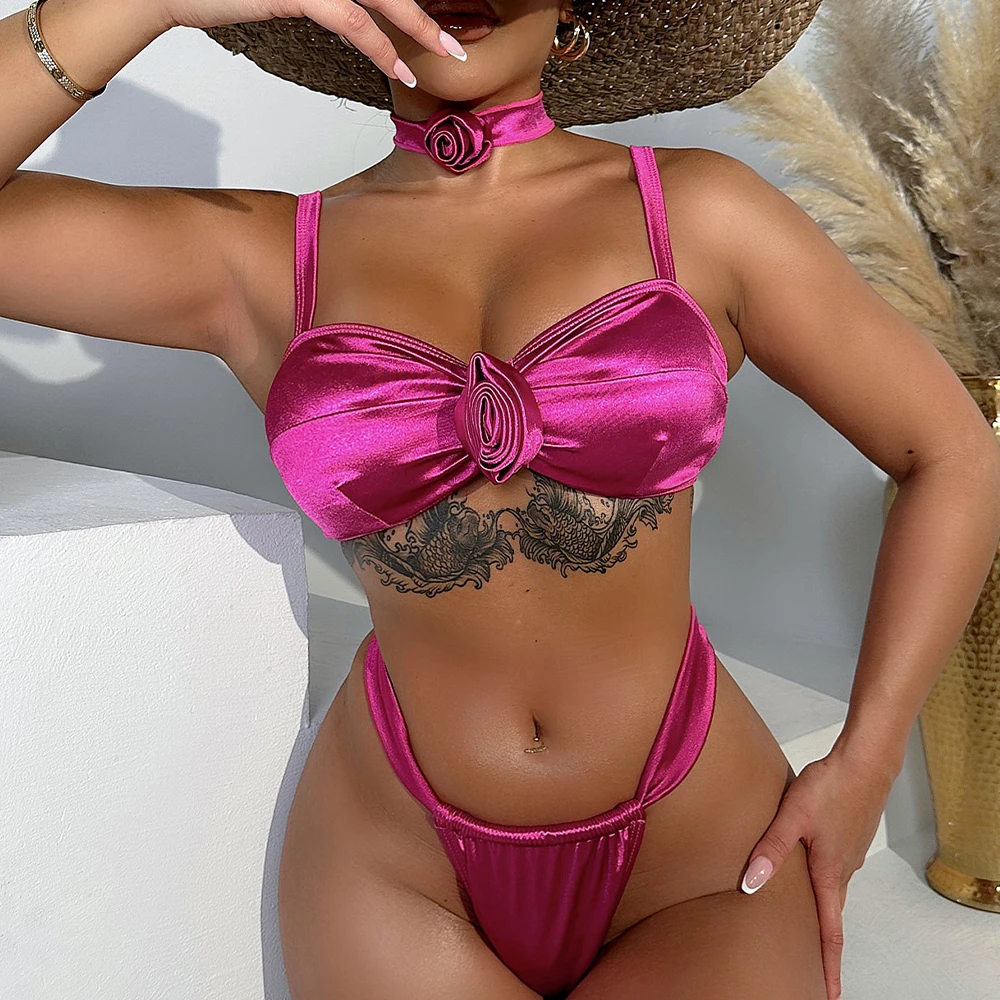 Summer Women's Bikini Set Fashionable European and American Swimsuitcute Swimsuit Sexy Two-Piece Set Pretending New Style 2026
Summer Women's Bikini Set Fashionable European and American Swimsuitcute Swimsuit Sexy Two-Piece Set Pretending New Style 2026