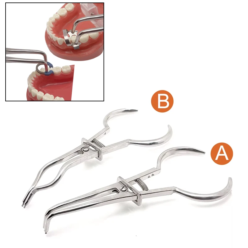 Dental Rubber Dam Forceps Stainless Steel Plier for Dentist Endodontic Root Canal Treatment Orthodontic Clamp Tools
Dental Rubber Dam Forceps Stainless Steel Plier for Dentist Endodontic Root Canal Treatment Orthodontic Clamp Tools