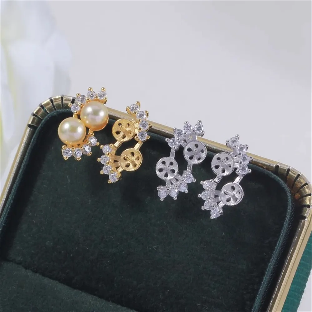 S925 Sterling Silver Pearl Earring Settings DIY Jewelry Making Supplies Blank Earring Posts for Handcrafted Accessories No Pearl
S925 Sterling Silver Pearl Earring Settings DIY Jewelry Making Supplies Blank Earring Posts for Handcrafted Accessories No Pearl