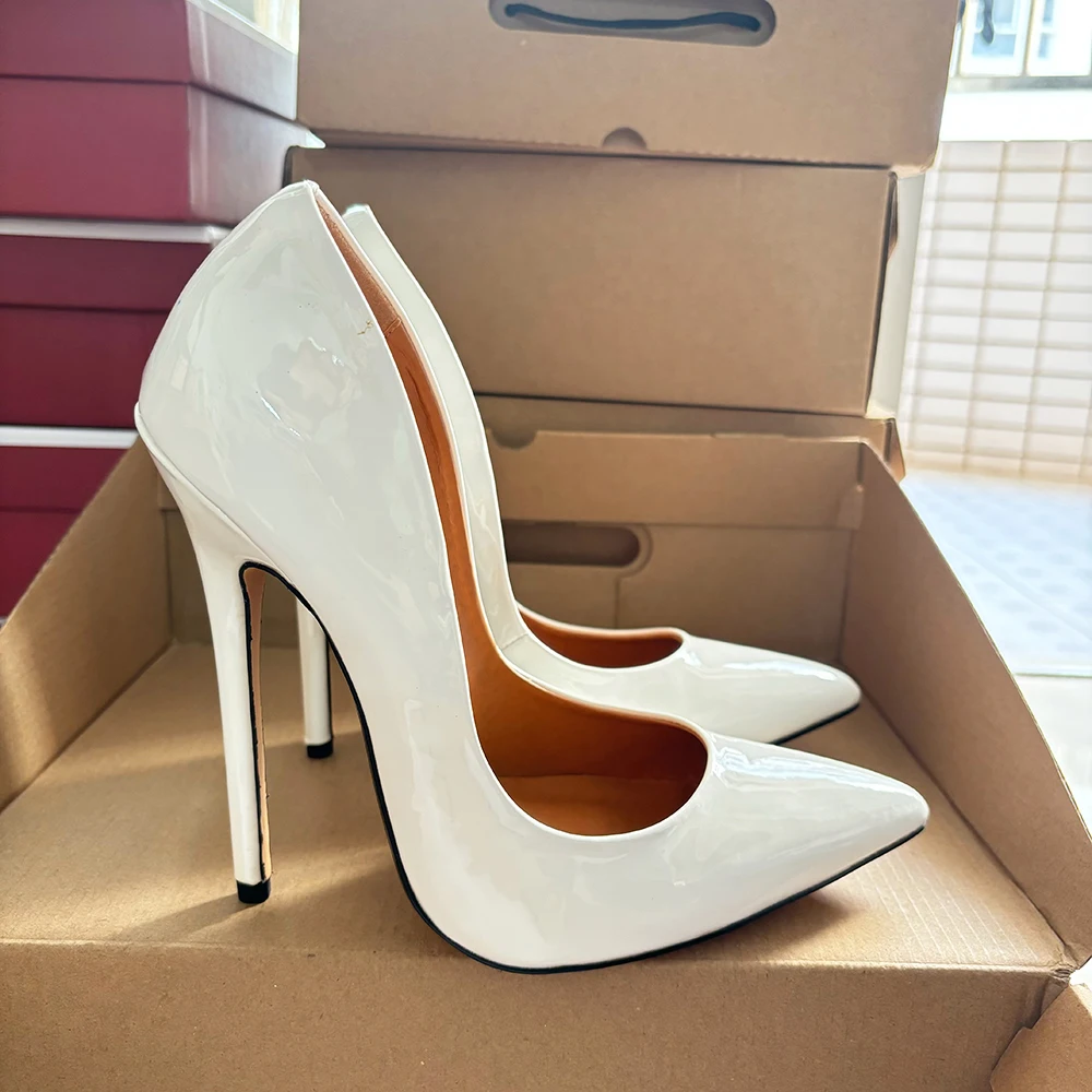 Plus Size 48 High Heels 14cm Sexy Pumps Fetish Stilettos Gay Party Drag Queen Shiny White Performance Cross Dresser Unisex Shoes
Plus Size 48 High Heels 14cm Sexy Pumps Fetish Stilettos Gay Party Drag Queen Shiny White Performance Cross Dresser Unisex Shoes