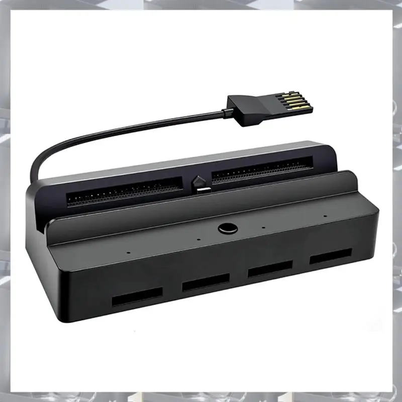 Hot Selling-4 In 1 TV Dock Station For Switch/Switch OLED, Switch Game Card Reader With 4 Card Slots, USB-C Port Charging Statio
Hot Selling-4 In 1 TV Dock Station For Switch/Switch OLED, Switch Game Card Reader With 4 Card Slots, USB-C Port Charging Statio