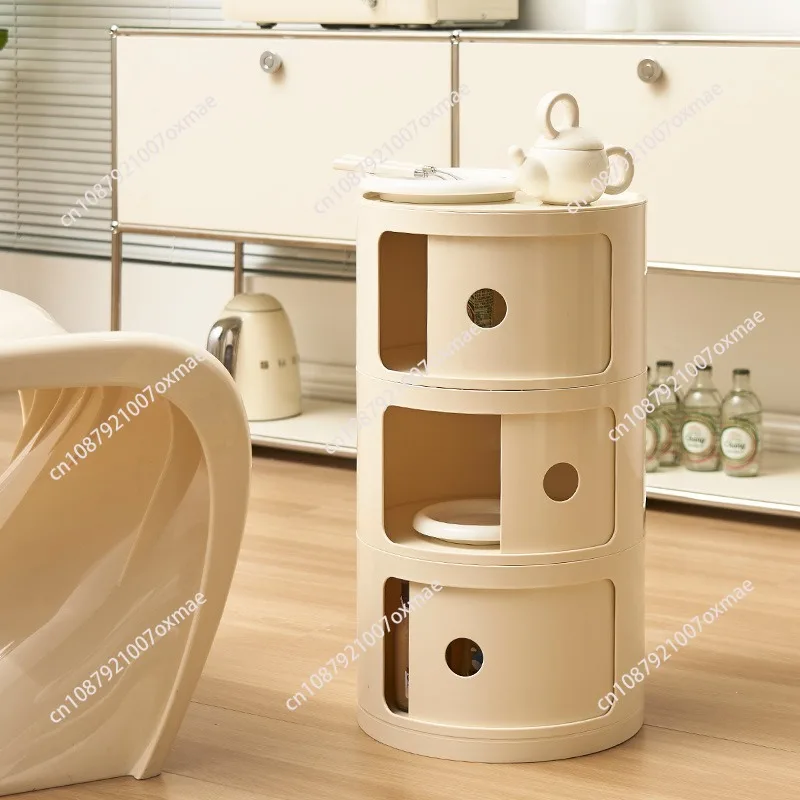 Round cabinet sliding door bedside table multi-layer round storage cabinet living room
Round cabinet sliding door bedside table multi-layer round storage cabinet living room
