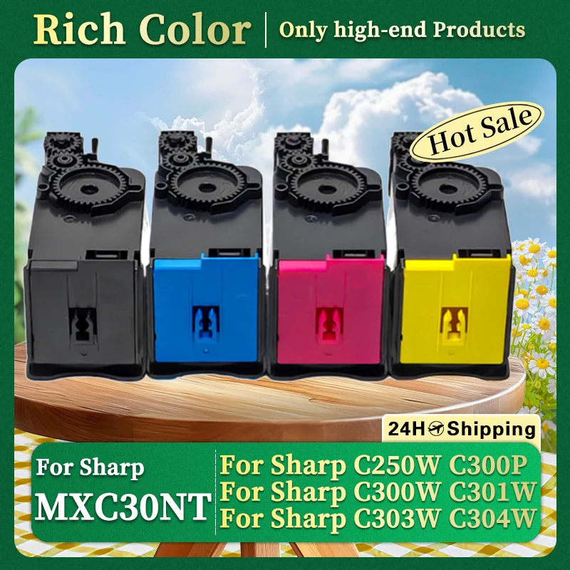 MXC30NT Compatible Toner Cartridge For Sharp MX-C250W C250W C300P C300W C301W C303W C303WH C304W C304WH Printer With Chip
MXC30NT Compatible Toner Cartridge For Sharp MX-C250W C250W C300P C300W C301W C303W C303WH C304W C304WH Printer With Chip