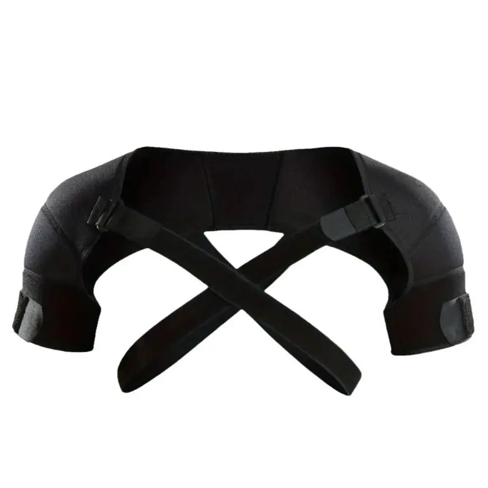 Durable Nylon SBR Double Shoulder Brace Adjustable Compression Double Bandage Cross Shoulder Support Belt Back Pain Relief
Durable Nylon SBR Double Shoulder Brace Adjustable Compression Double Bandage Cross Shoulder Support Belt Back Pain Relief