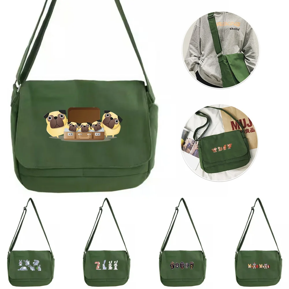 Cartoon Pattern Large Capacity Shoulder Bag Joker Crossbody Multifunctional Adjustable Shoulder Strap Commuter Bag
Cartoon Pattern Large Capacity Shoulder Bag Joker Crossbody Multifunctional Adjustable Shoulder Strap Commuter Bag