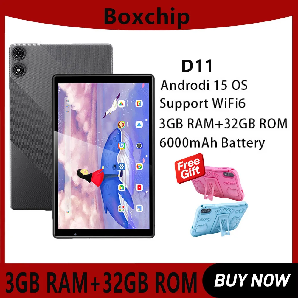 Boxchip D11 10.1 Inch Educational Kids Tablet PC Android15 WiFi6 HD IPS Screen Parental Control 6000mAh Long Standby Battery
Boxchip D11 10.1 Inch Educational Kids Tablet PC Android15 WiFi6 HD IPS Screen Parental Control 6000mAh Long Standby Battery