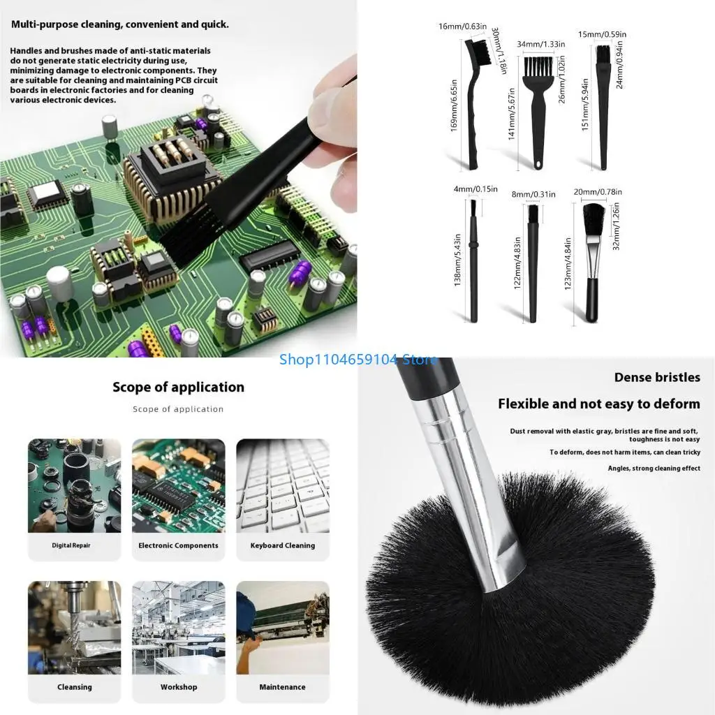 Cleaning Brush Set For Electronics Cleaning Maintenance Scratch Proof Bristles
Cleaning Brush Set For Electronics Cleaning Maintenance Scratch Proof Bristles