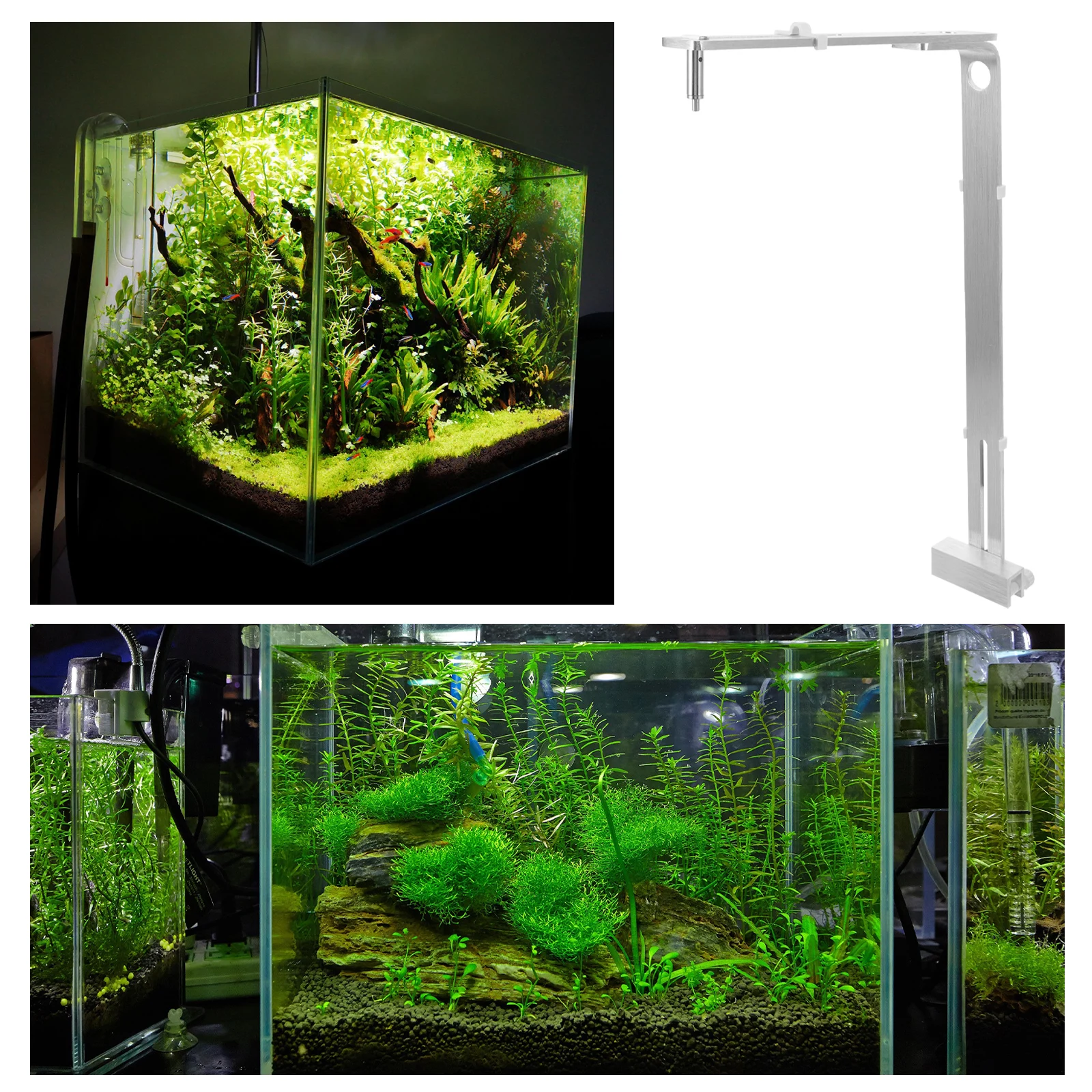 Fish Tank Light Bracket Aluminum Alloy 13mm Glass Clamp Black Stand for LED Aquarium Lamp Holder Lighting Accessories
Fish Tank Light Bracket Aluminum Alloy 13mm Glass Clamp Black Stand for LED Aquarium Lamp Holder Lighting Accessories