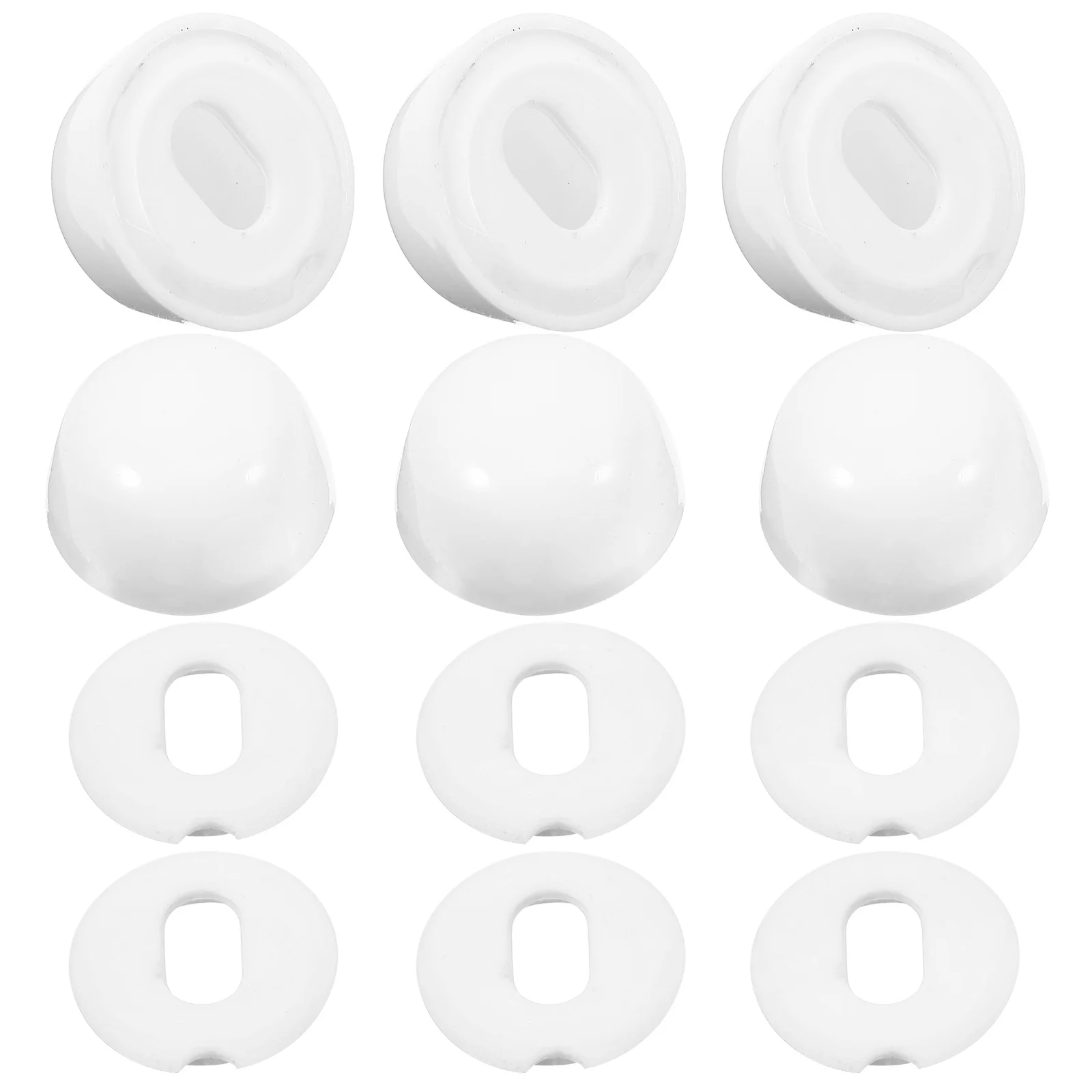 6Pcs Toilet Screw Cover Caps Wear-Resistant Simple Design Easy Installation Toilet Accessories Bolt Covers Screw Caps,
6Pcs Toilet Screw Cover Caps Wear-Resistant Simple Design Easy Installation Toilet Accessories Bolt Covers Screw Caps,