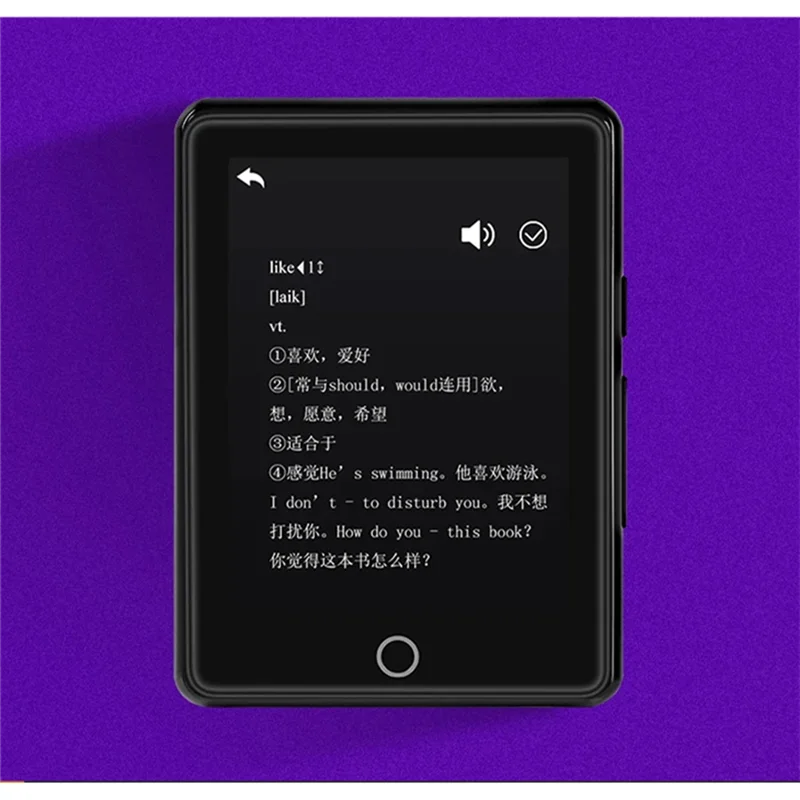 N91R-Bluetooth 5.0 Внешний аудиоплеер, портативный FM-радиоприемник/электронная книга/диктофон MP4 с 2,5-дюймовым полноэкранным сенсорным дисплеем
N91R-Bluetooth 5.0 Внешний аудиоплеер, портативный FM-радиоприемник/электронная книга/диктофон MP4 с 2,5-дюймовым полноэкранным сенсорным дисплеем