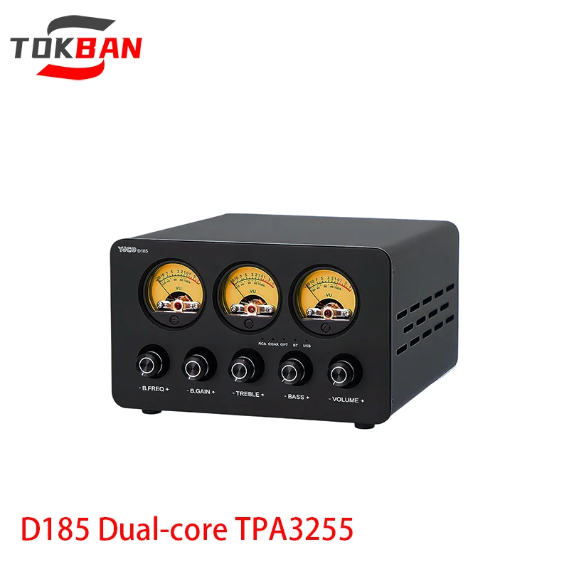 TOKBAN D185 Dual Core TPA3255 300W*2+600W 2.1 Channel High Power Optical Coaxial Amplifier with HiFi Bluetooth 5.4 Amplifier
TOKBAN D185 Dual Core TPA3255 300W*2+600W 2.1 Channel High Power Optical Coaxial Amplifier with HiFi Bluetooth 5.4 Amplifier